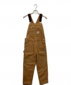 CarHarttカーハート）の古着「DUCK BIB OVERALLS」｜ベージュ