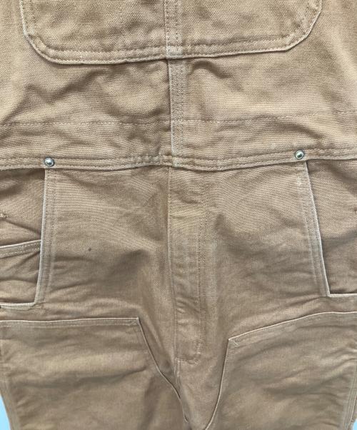 CarHartt（カーハート）CarHartt (カーハート) DUCK BIB OVERALLS ベージュ サイズ:30×32の古着・服飾アイテム