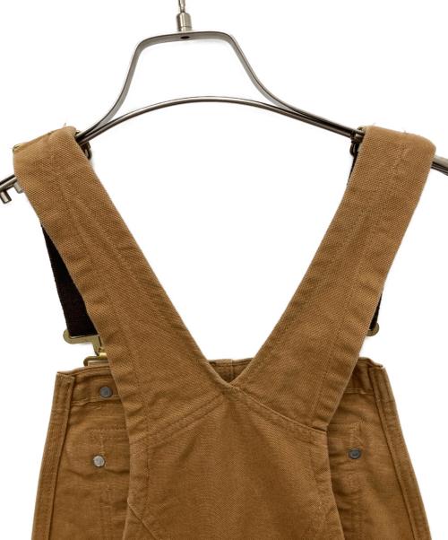 CarHartt（カーハート）CarHartt (カーハート) DUCK BIB OVERALLS ベージュ サイズ:30×32の古着・服飾アイテム