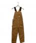 CarHartt（カーハート）の古着「DUCK BIB OVERALLS」｜ベージュ
