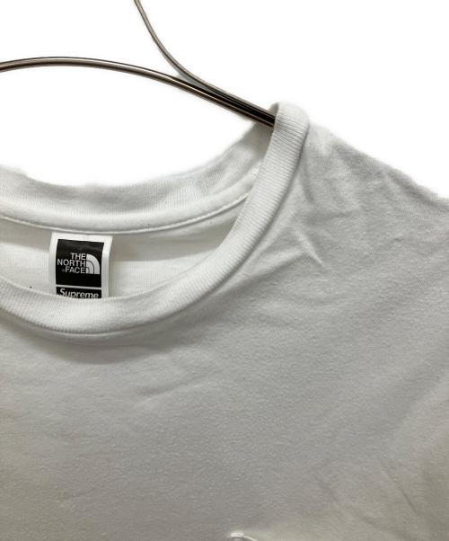 THE NORTH FACE（ザ ノース フェイス）THE NORTH FACE (ザ ノース フェイス) Supreme (シュプリーム) Printed Pocket Tee ホワイト サイズ:Mの古着・服飾アイテム