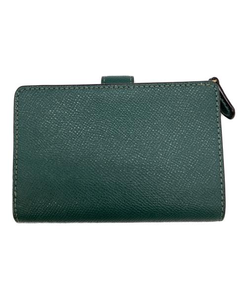 COACH（コーチ）COACH (コーチ) 2つ折り財布 グリーンの古着・服飾アイテム
