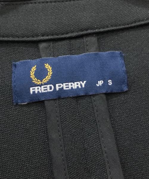 FRED PERRY（フレッドペリー）FRED PERRY (フレッドペリー) ジャージーテーラードジャケット ブラック サイズ:Sの古着・服飾アイテム