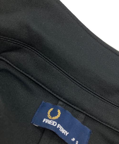 FRED PERRY（フレッドペリー）FRED PERRY (フレッドペリー) ジャージーテーラードジャケット ブラック サイズ:Sの古着・服飾アイテム