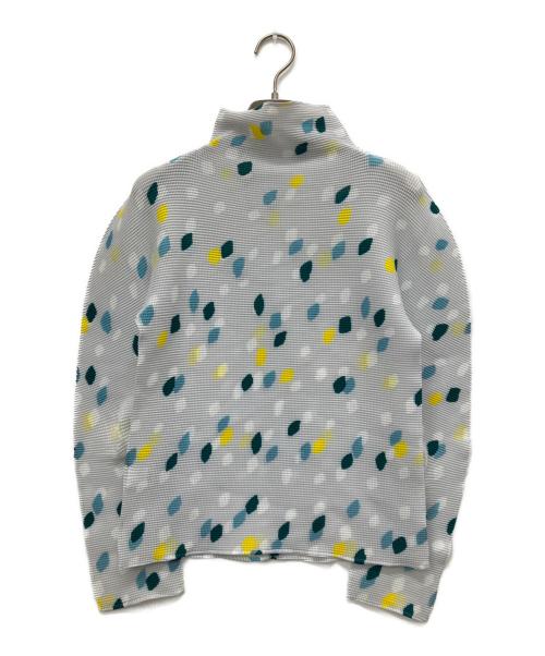 me ISSEY MIYAKE（ミーイッセイ ミヤケ）me ISSEY MIYAKE (ミーイッセイ ミヤケ) TIME DOTSカットソー グレー サイズ:表記なしの古着・服飾アイテム