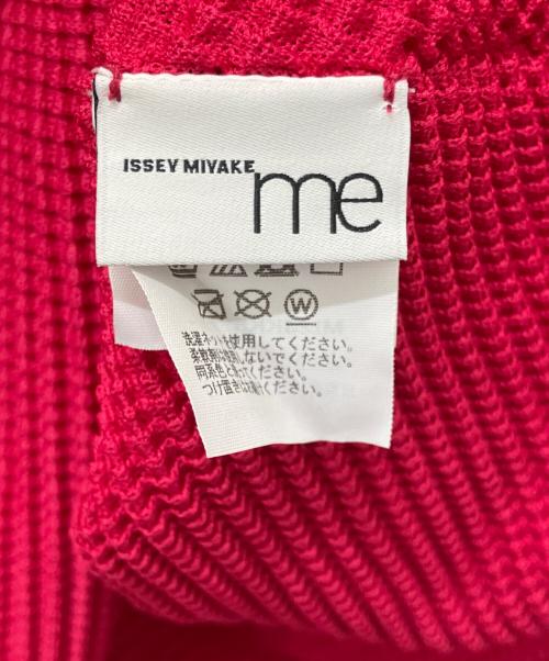 me ISSEY MIYAKE（ミーイッセイ ミヤケ）me ISSEY MIYAKE (ミーイッセイ ミヤケ) ジャバラニットチュニック ピンク サイズ:表記なしの古着・服飾アイテム