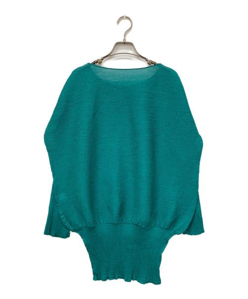 me ISSEY MIYAKE（ミーイッセイ ミヤケ）me ISSEY MIYAKE (ミーイッセイ ミヤケ) BALLOON SEE-THROUGH CREPE グリーン サイズ:表記なしの古着・服飾アイテム