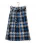me ISSEY MIYAKE（ミーイッセイ ミヤケ）の古着「TARTAN CHECK PLEATSスカート」｜グレー