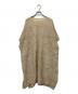 me ISSEY MIYAKE (ミーイッセイ ミヤケ) 総柄ノースリーブワンピース ベージュ サイズ:表記なし：13000円