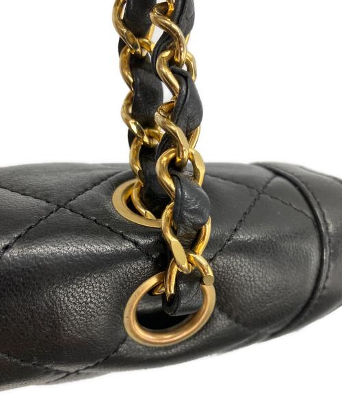 CHANEL（シャネル）CHANEL (シャネル) パリ限定マトラッセラムダブルフラップダブルチェーンバッグ ブラックの古着・服飾アイテム