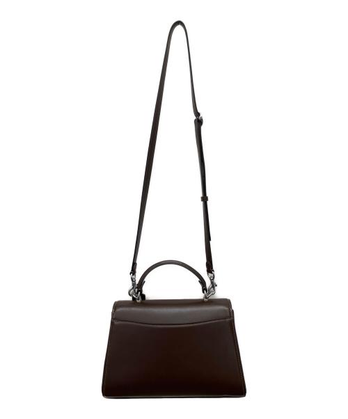 COACH（コーチ）COACH (コーチ) エライザトップハンドルバッグ ブラウンの古着・服飾アイテム