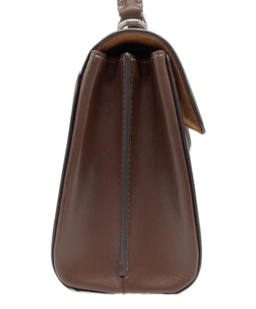 COACH（コーチ）COACH (コーチ) エライザトップハンドルバッグ ブラウンの古着・服飾アイテム