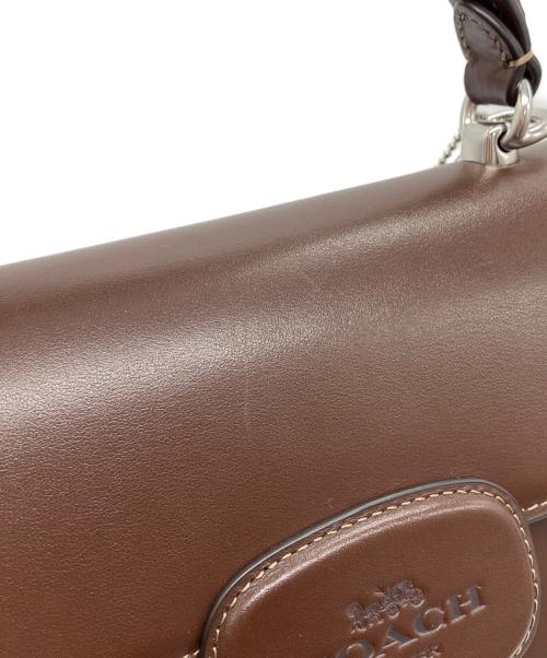 COACH（コーチ）COACH (コーチ) エライザトップハンドルバッグ ブラウンの古着・服飾アイテム