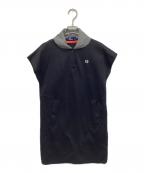 FRED PERRY×mint designsフレッドペリー×ミント デザインズ）の古着「Knitted Collar Shirt Dress」｜ブラック