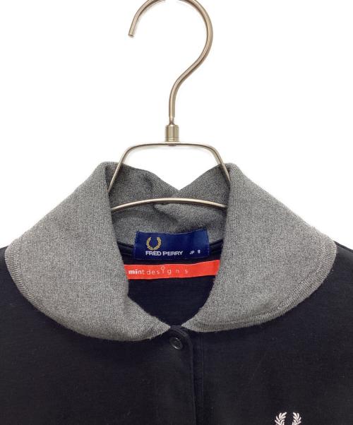 FRED PERRY（フレッドペリー）FRED PERRY (フレッドペリー) mint designs (ミント デザインズ) Knitted Collar Shirt Dress ブラック サイズ:8の古着・服飾アイテム