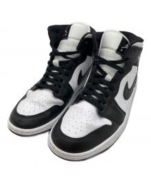 NIKE（ナイキ）の古着「エアジョーダン1 ミッド」｜ホワイト×ブラック