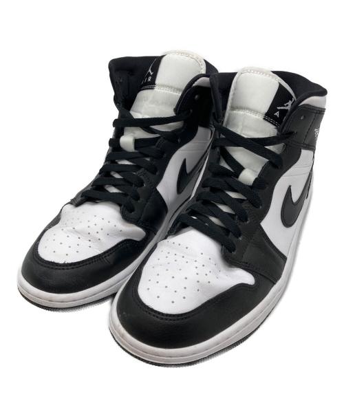 NIKE（ナイキ）NIKE (ナイキ) エアジョーダン1 ミッド ホワイト×ブラック サイズ:28.5cmの古着・服飾アイテム