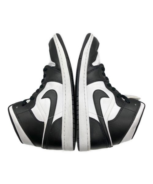 NIKE（ナイキ）NIKE (ナイキ) エアジョーダン1 ミッド ホワイト×ブラック サイズ:28.5cmの古着・服飾アイテム