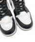 中古・古着 NIKE (ナイキ) エアジョーダン1 ミッド ホワイト×ブラック サイズ:28.5cm：7000円