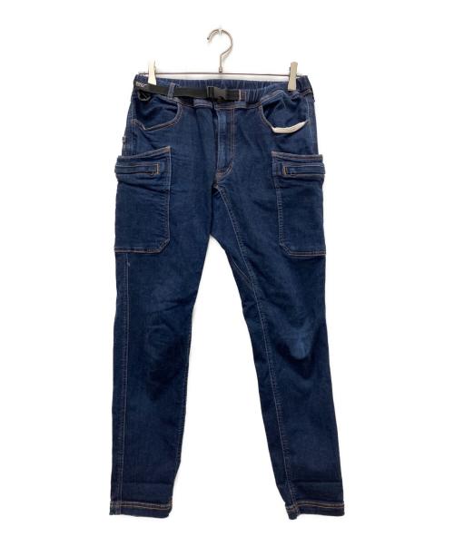 GRIP SWANY（グリップスワニー）GRIP SWANY (グリップスワニー) ROOT CO. (ルートコー) ストレッチデニムパンツ インディゴ サイズ:Sの古着・服飾アイテム