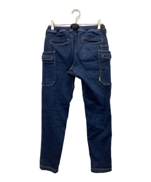 GRIP SWANY（グリップスワニー）GRIP SWANY (グリップスワニー) ROOT CO. (ルートコー) ストレッチデニムパンツ インディゴ サイズ:Sの古着・服飾アイテム