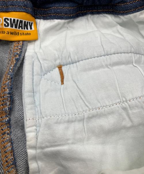 GRIP SWANY（グリップスワニー）GRIP SWANY (グリップスワニー) ROOT CO. (ルートコー) ストレッチデニムパンツ インディゴ サイズ:Sの古着・服飾アイテム