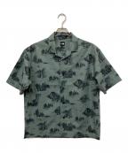 THE NORTH FACEザ ノース フェイス）の古着「S/S ALOHA vent shrt」｜グリーン