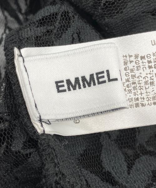 EMMEL REFINES（エメル リファインズ）EMMEL REFINES (エメル リファインズ) チュールレースシャツ ブラック サイズ:表記なしの古着・服飾アイテム