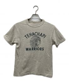 WAREHOUSE（ウエアハウス）の古着「染み込みプリントTシャツ」｜ベージュ