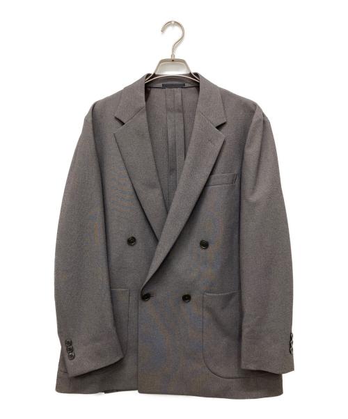 green label relaxing（グリーンレーベルリラクシング）green label relaxing (グリーンレーベルリラクシング) シャークスキン ダブルブレスト 4B スタンダード セットアップ ブラウン サイズ:Mの古着・服飾アイテム