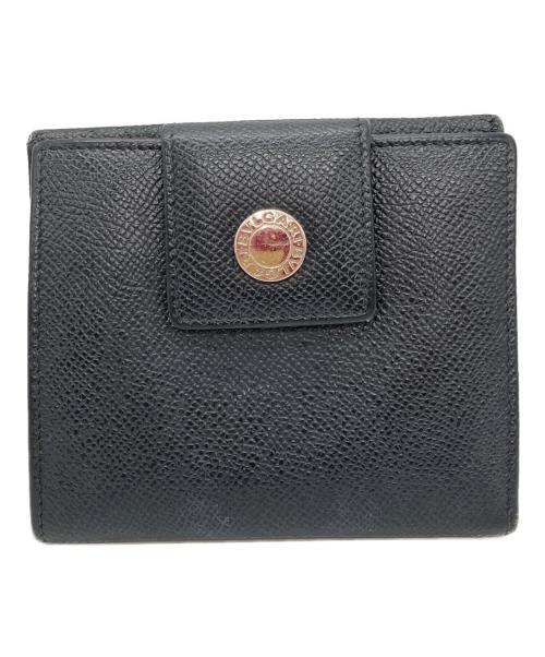 BVLGARI（ブルガリ）BVLGARI (ブルガリ) 2つ折り財布 ブラックの古着・服飾アイテム
