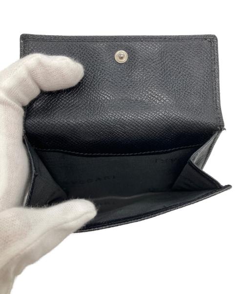BVLGARI（ブルガリ）BVLGARI (ブルガリ) 2つ折り財布 ブラックの古着・服飾アイテム