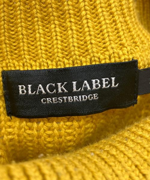 BLACK LABEL CRESTBRIDGE（ブラックレーベル クレストブリッジ）BLACK LABEL CRESTBRIDGE (ブラックレーベル クレストブリッジ) タートルネックニット イエロー サイズ:Mの古着・服飾アイテム