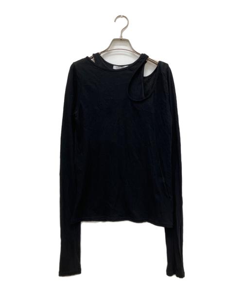 ETRE TOKYO（エトレトウキョウ）ETRE TOKYO (エトレトウキョウ) レイヤードカットソー ブラック サイズ:Freeの古着・服飾アイテム