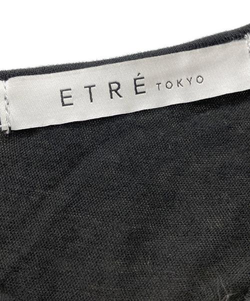 ETRE TOKYO（エトレトウキョウ）ETRE TOKYO (エトレトウキョウ) レイヤードカットソー ブラック サイズ:Freeの古着・服飾アイテム