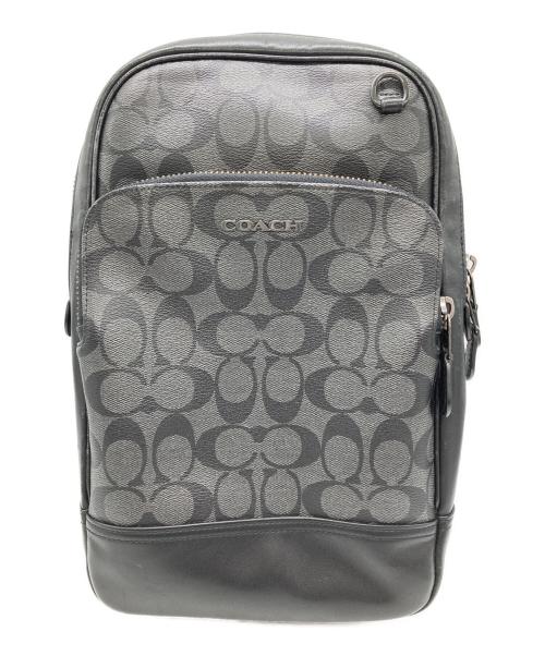 COACH（コーチ）COACH (コーチ) グラハム パック シグネチャー キャンバス ブラックの古着・服飾アイテム