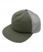 ARC'TERYXアークテリクス）の古着「LOGO TRUCKER FLAT CAP」｜グレー