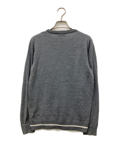 EMPORIO ARMANI（エンポリオ アルマーニ）EMPORIO ARMANI (エンポリオ アルマーニ) クルーネックニット グレー サイズ:166cmの古着・服飾アイテム