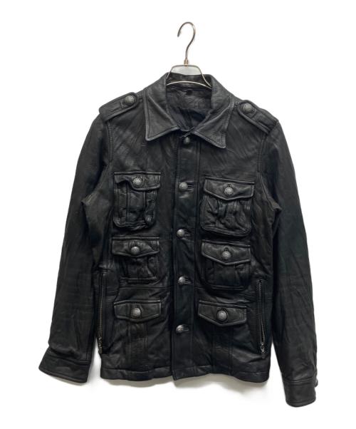 DIFFERENCE RUPERT（ディファレンス ルパート）DIFFERENCE RUPERT (ディファレンス ルパート) ゴートレザージャケット ブラック サイズ:２の古着・服飾アイテム