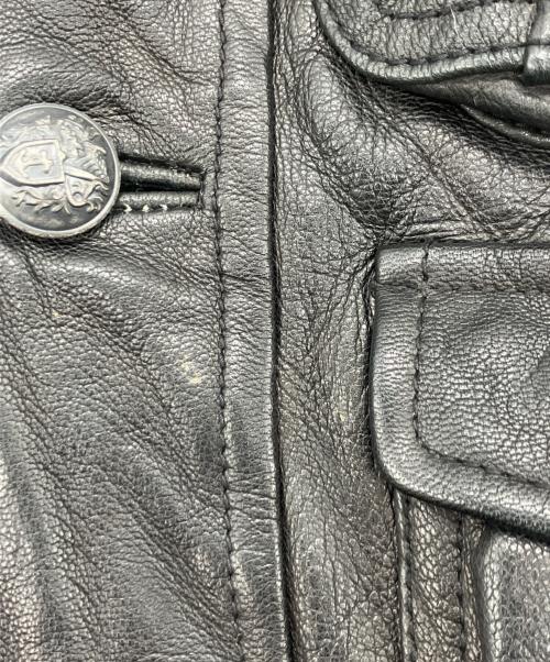 DIFFERENCE RUPERT（ディファレンス ルパート）DIFFERENCE RUPERT (ディファレンス ルパート) ゴートレザージャケット ブラック サイズ:２の古着・服飾アイテム