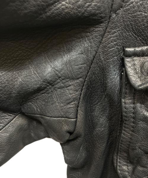 DIFFERENCE RUPERT（ディファレンス ルパート）DIFFERENCE RUPERT (ディファレンス ルパート) ゴートレザージャケット ブラック サイズ:２の古着・服飾アイテム