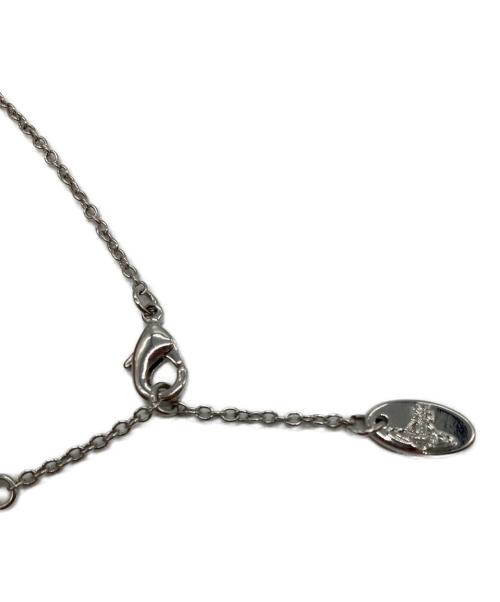 Vivienne Westwood（ヴィヴィアンウエストウッド）Vivienne Westwood (ヴィヴィアンウエストウッド) ネックレス シルバー×ホワイトの古着・服飾アイテム