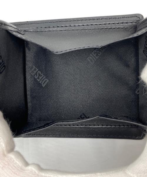 DIESEL（ディーゼル）DIESEL (ディーゼル) デニム二つ折り財布 ブラックの古着・服飾アイテム
