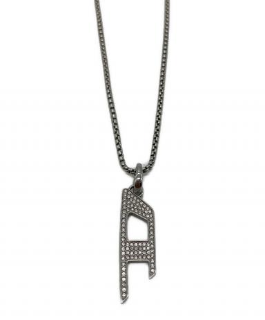 中古・古着通販】DIESEL (ディーゼル) Dロゴプレートネックレス