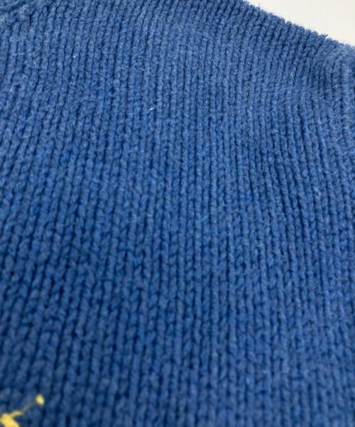 POLO RALPH LAUREN（ポロ・ラルフローレン）POLO RALPH LAUREN (ポロ・ラルフローレン) ニット ブルー サイズ:Lの古着・服飾アイテム