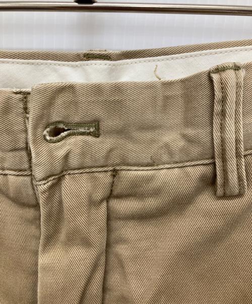 POLO RALPH LAUREN（ポロ・ラルフローレン）POLO RALPH LAUREN (ポロ・ラルフローレン) カモ刺繍チノパン ベージュ サイズ:34/32の古着・服飾アイテム