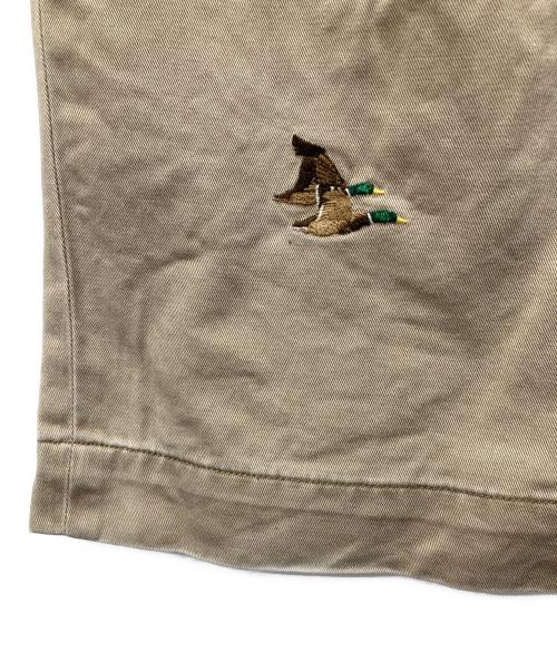 POLO RALPH LAUREN（ポロ・ラルフローレン）POLO RALPH LAUREN (ポロ・ラルフローレン) カモ刺繍チノパン ベージュ サイズ:34/32の古着・服飾アイテム