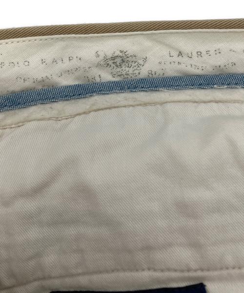 POLO RALPH LAUREN（ポロ・ラルフローレン）POLO RALPH LAUREN (ポロ・ラルフローレン) カモ刺繍チノパン ベージュ サイズ:34/32の古着・服飾アイテム