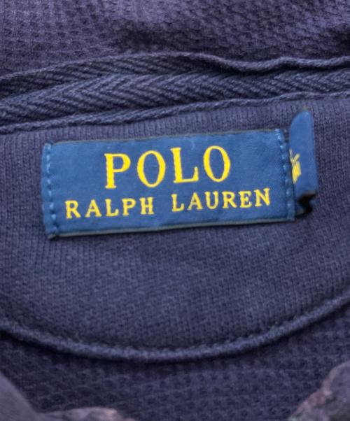 POLO RALPH LAUREN（ポロ・ラルフローレン）POLO RALPH LAUREN (ポロ・ラルフローレン) フード付きスウェットベスト ネイビー サイズ:Lの古着・服飾アイテム