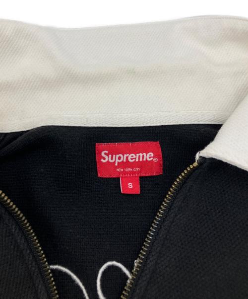 SUPREME（シュプリーム）Supreme (シュプリーム) Half Zip Rugby ブラック サイズ:Sの古着・服飾アイテム